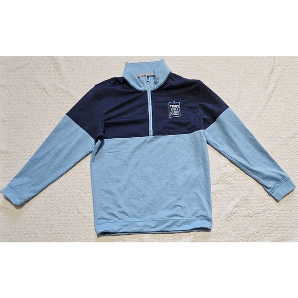 NWT PUMA Golf Cloudspun Warm Up Quarter-Zip with Truly Vodka Seltzer Logo - Picture 2 of 11